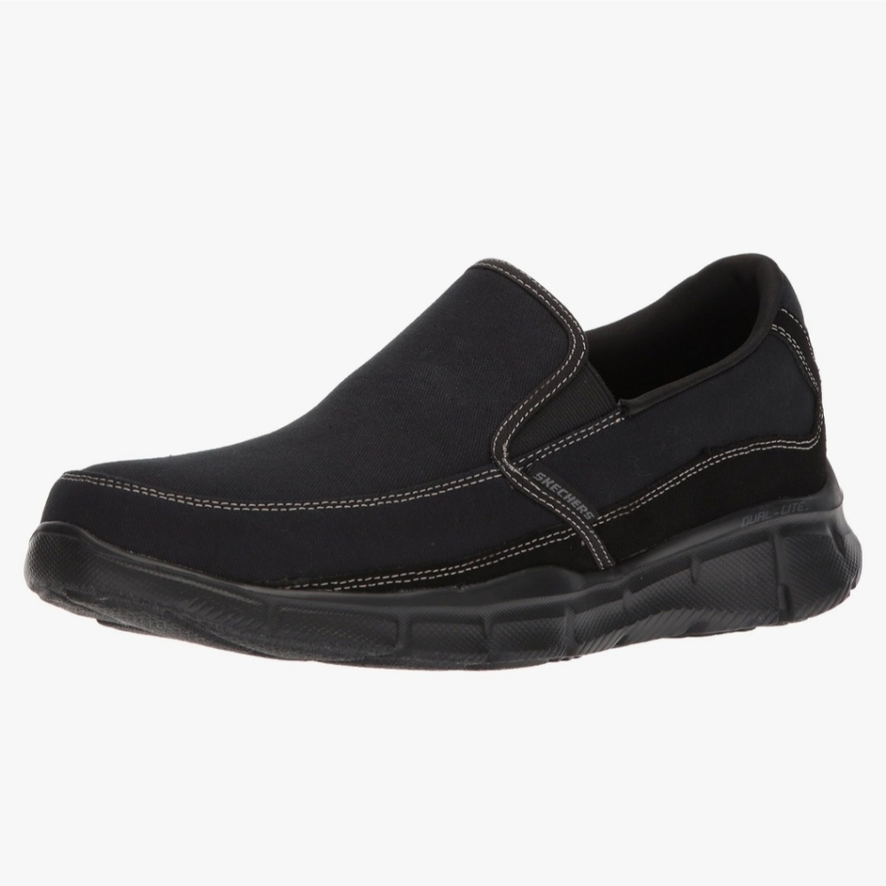 Men's Black Slip-On Shoes
